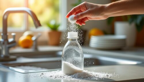 scopri il trucco geniale con il sale nel detersivo per i piatti che trasformerà la tua routine in cucina, eliminando sporco ostinato e migliorando la pulizia come mai prima d'ora.